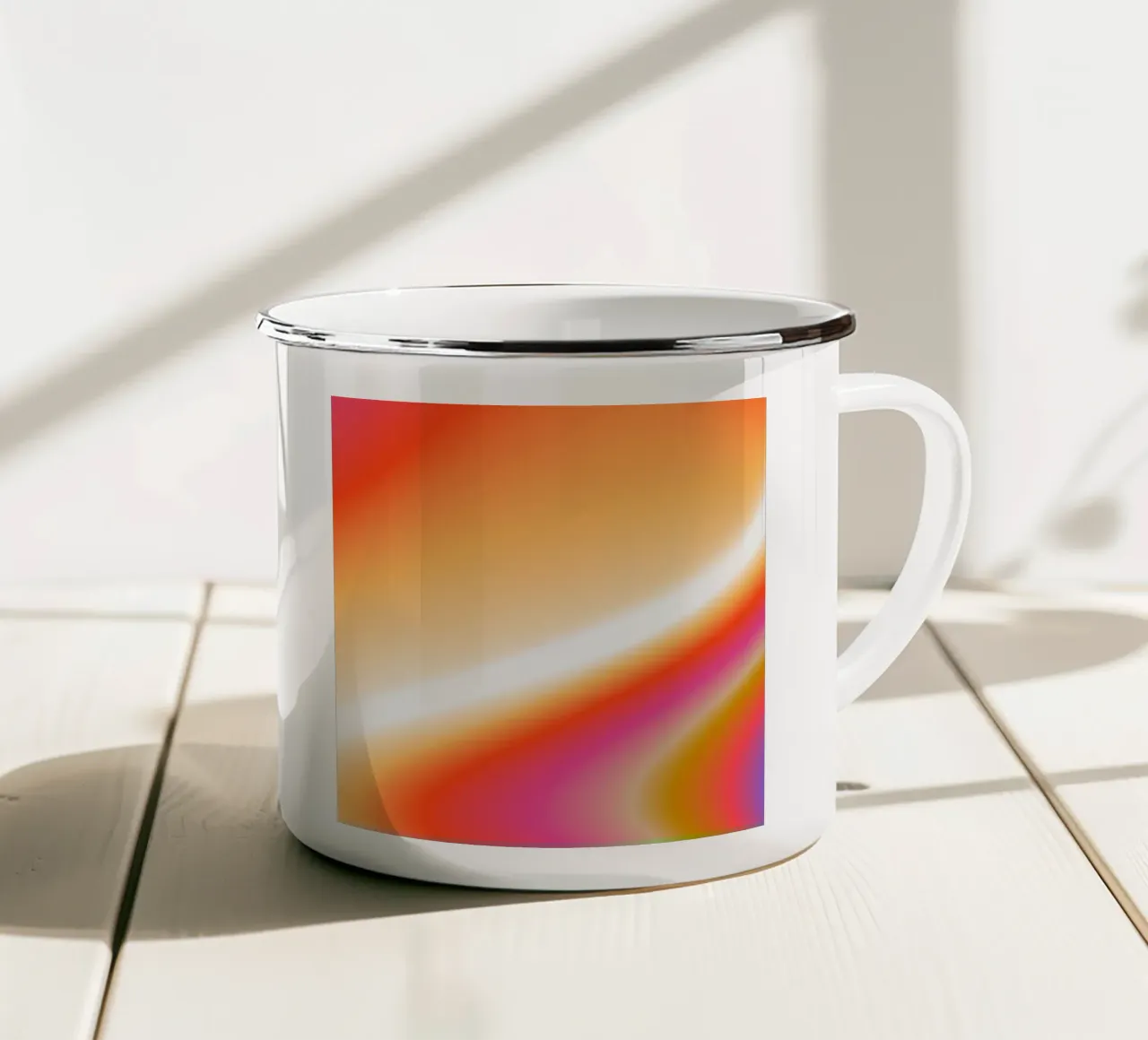FUCK YEAH IT'S A YES tazza in smalto da ÂME LIBRE STUDIO