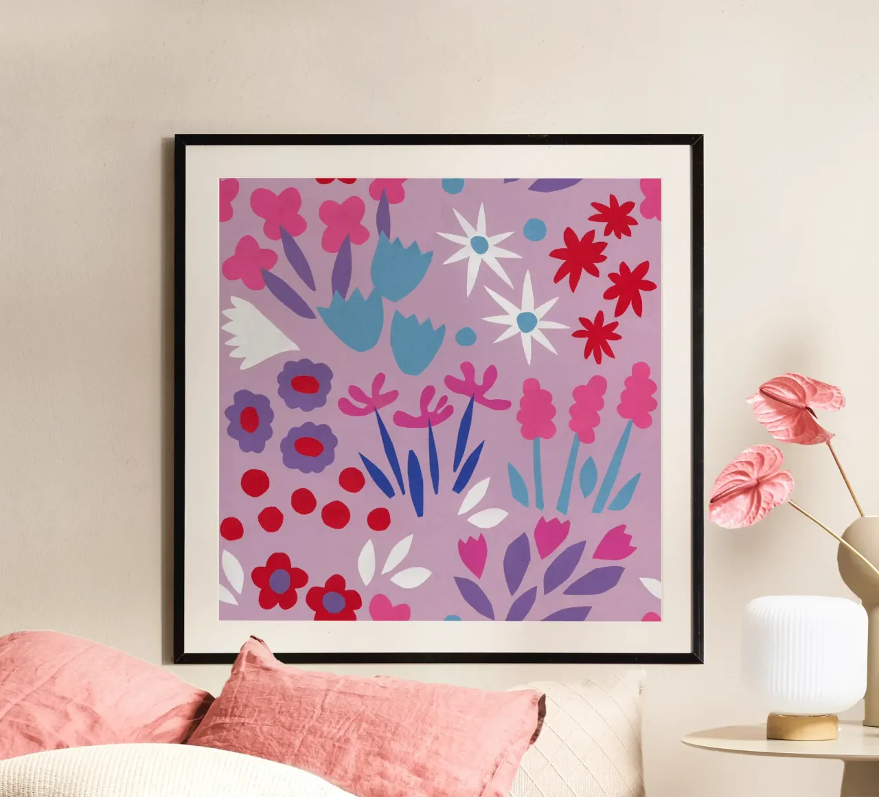 Fleurs de Printemps Muster carta hahnemühle da Iris Knabenschuh Design