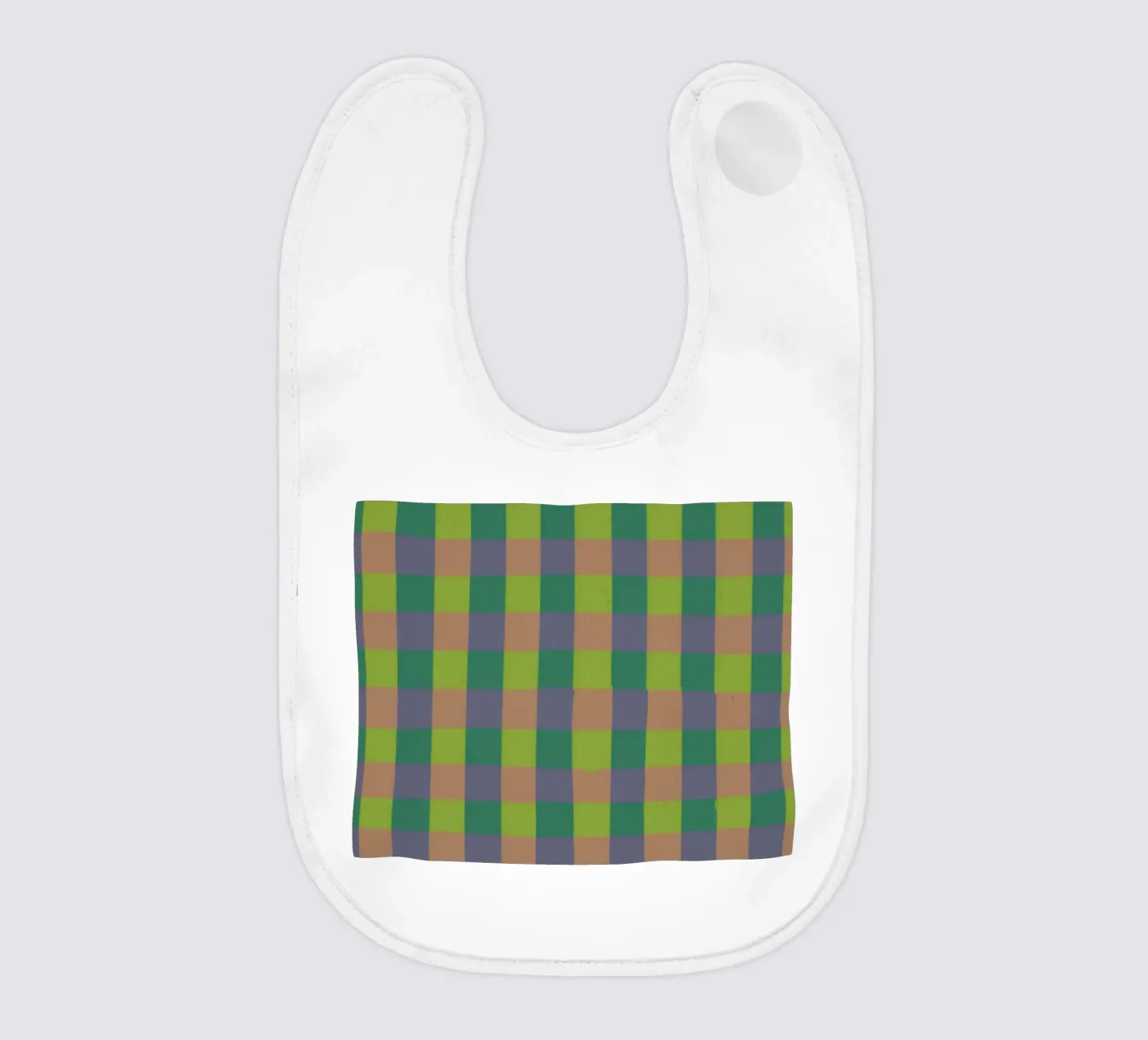 Green gingham bavaglino da GigiRosado