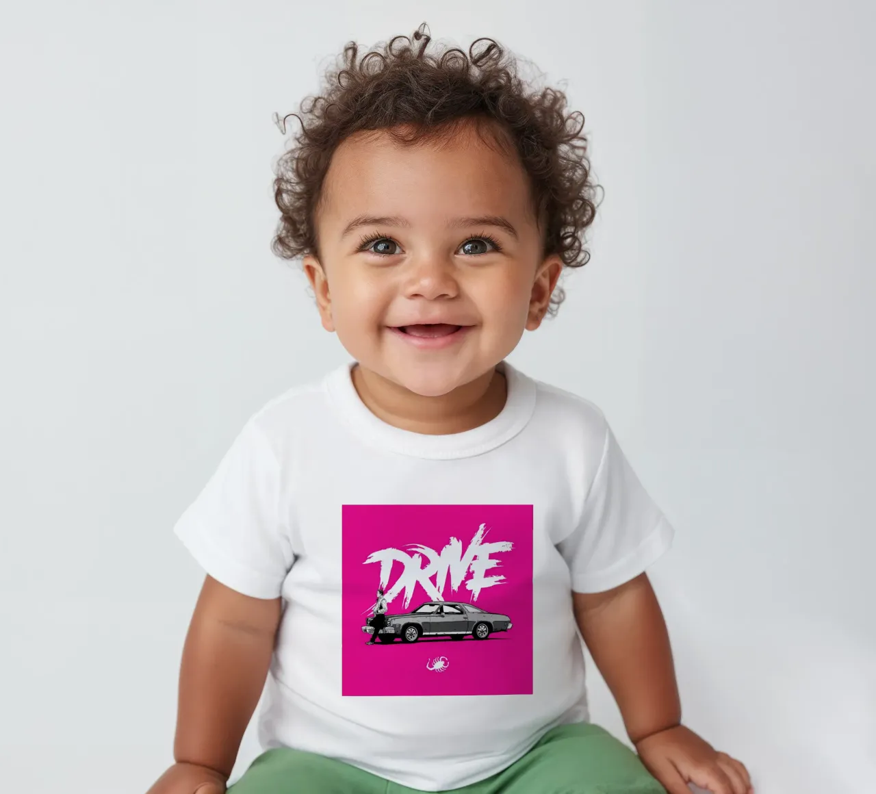 Drive - Pink baby t-shirt van Federico Mancosu