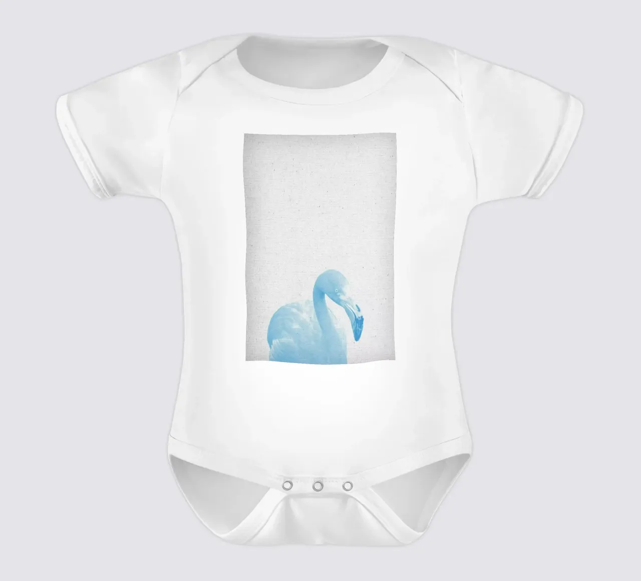Flamingo 04 body neonato maniche corte da Froilein Juno