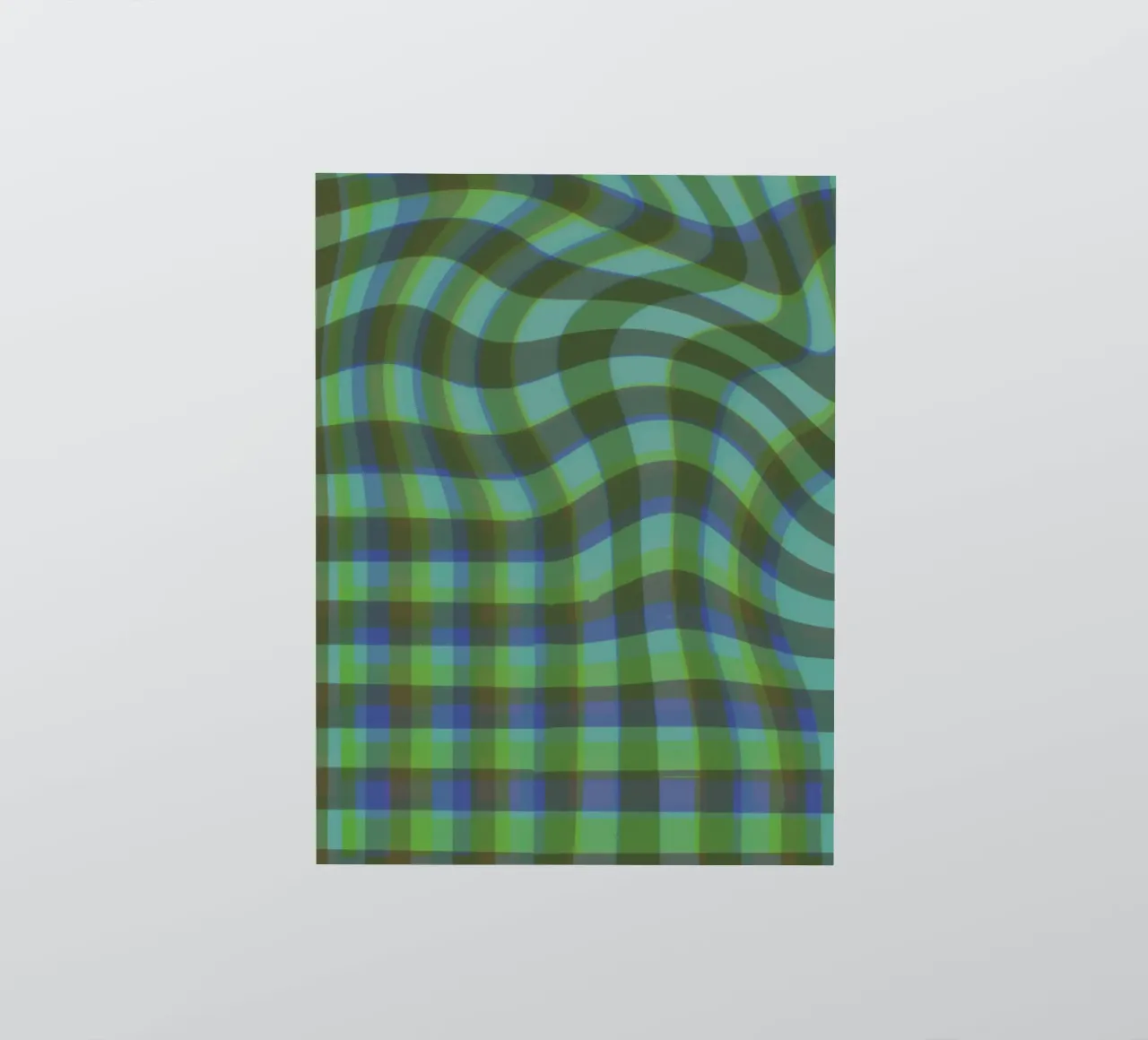 Wavy gingham autocollant de GigiRosado