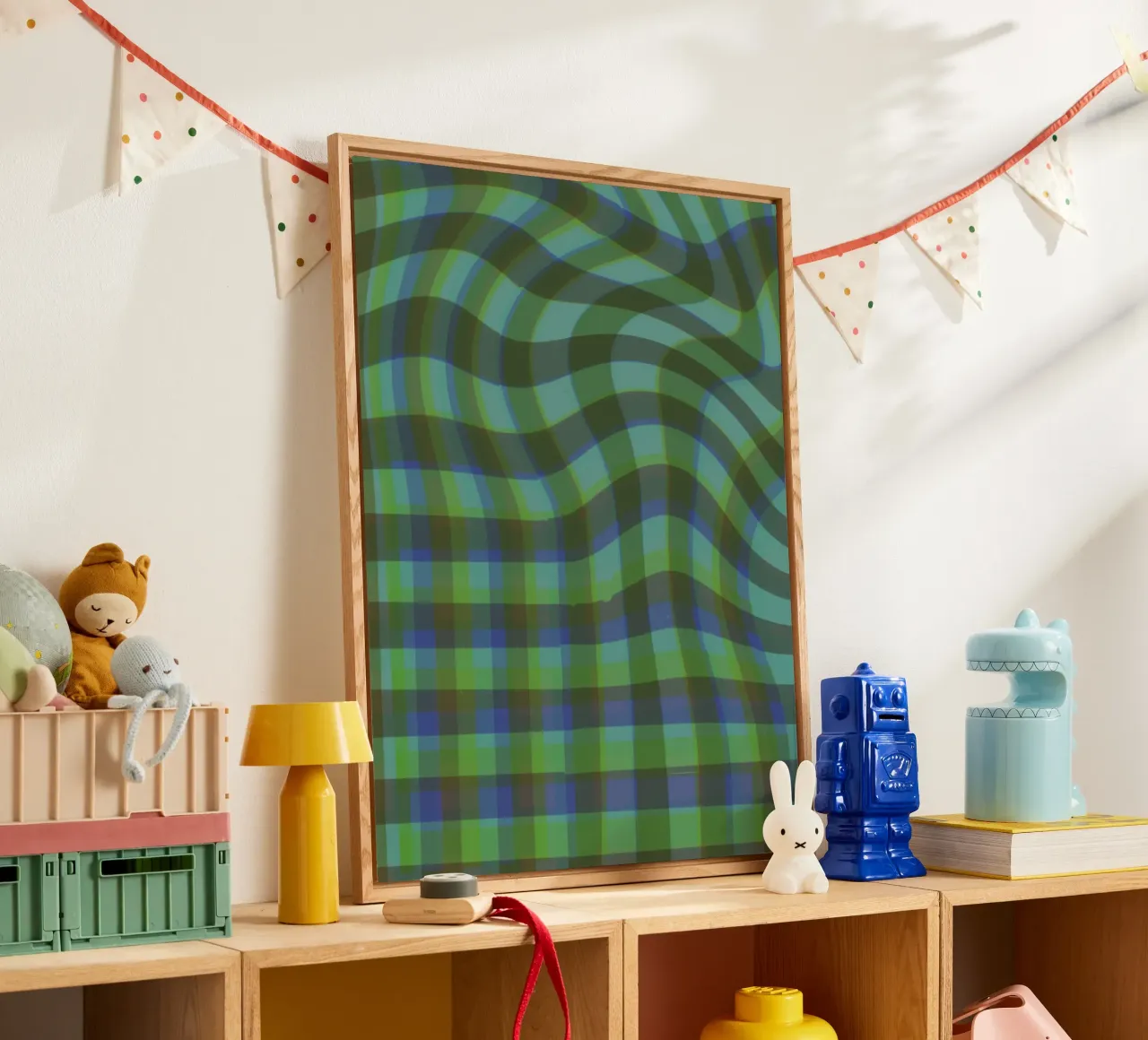 Wavy gingham plexiglass da GigiRosado