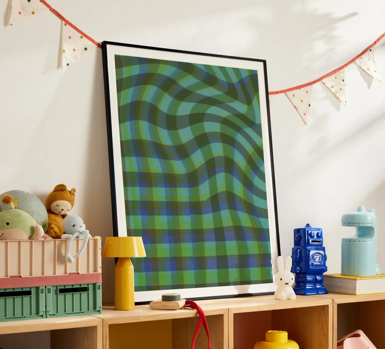 Wavy gingham poster da GigiRosado