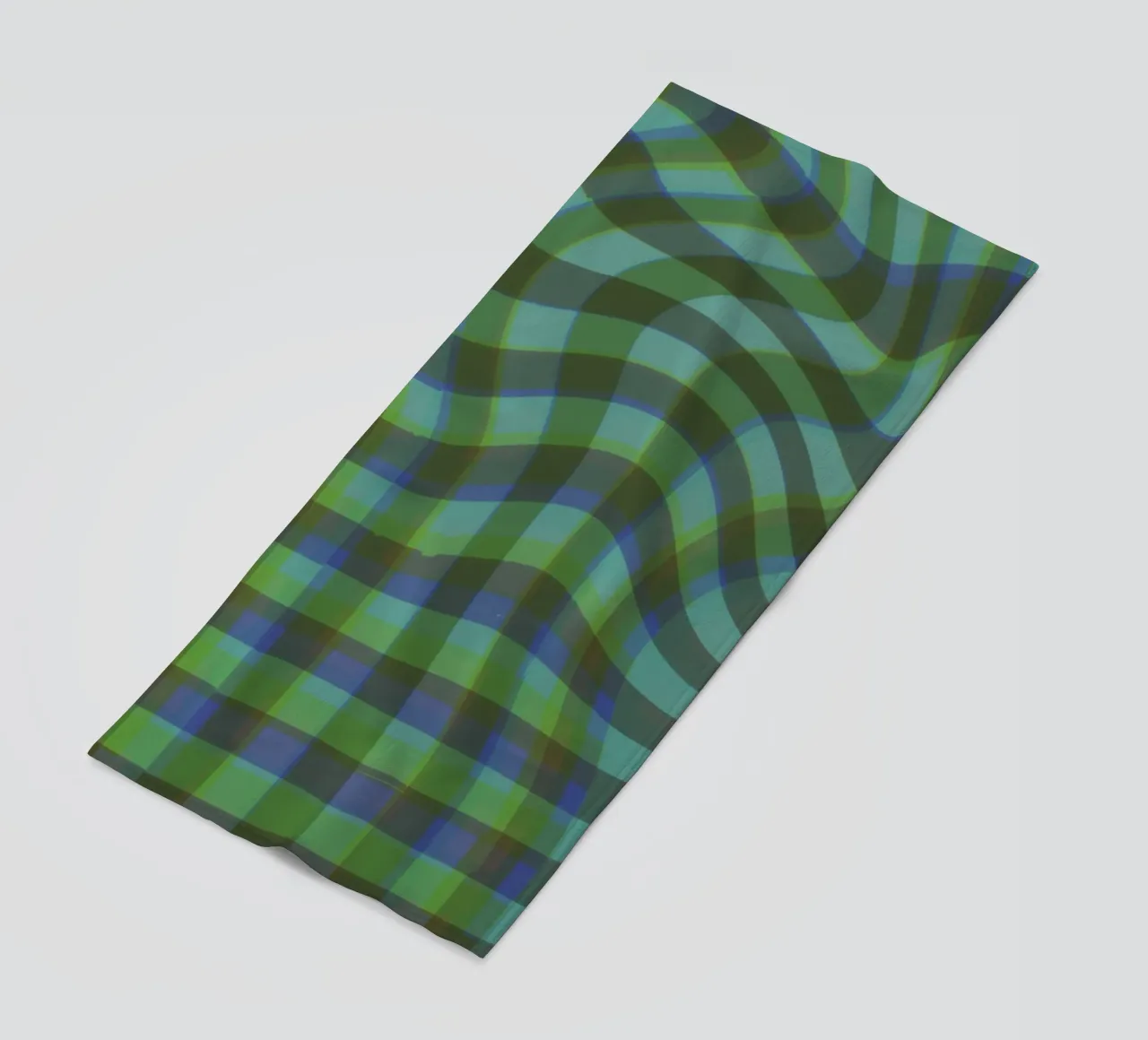 Wavy gingham telo mare da GigiRosado