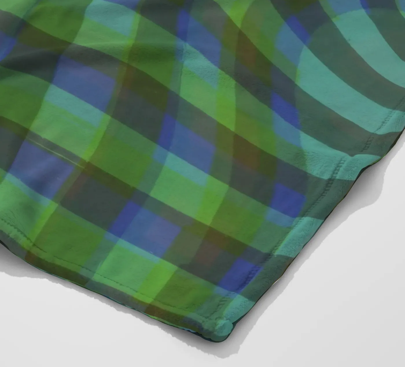 Wavy gingham fleecedeken van GigiRosado