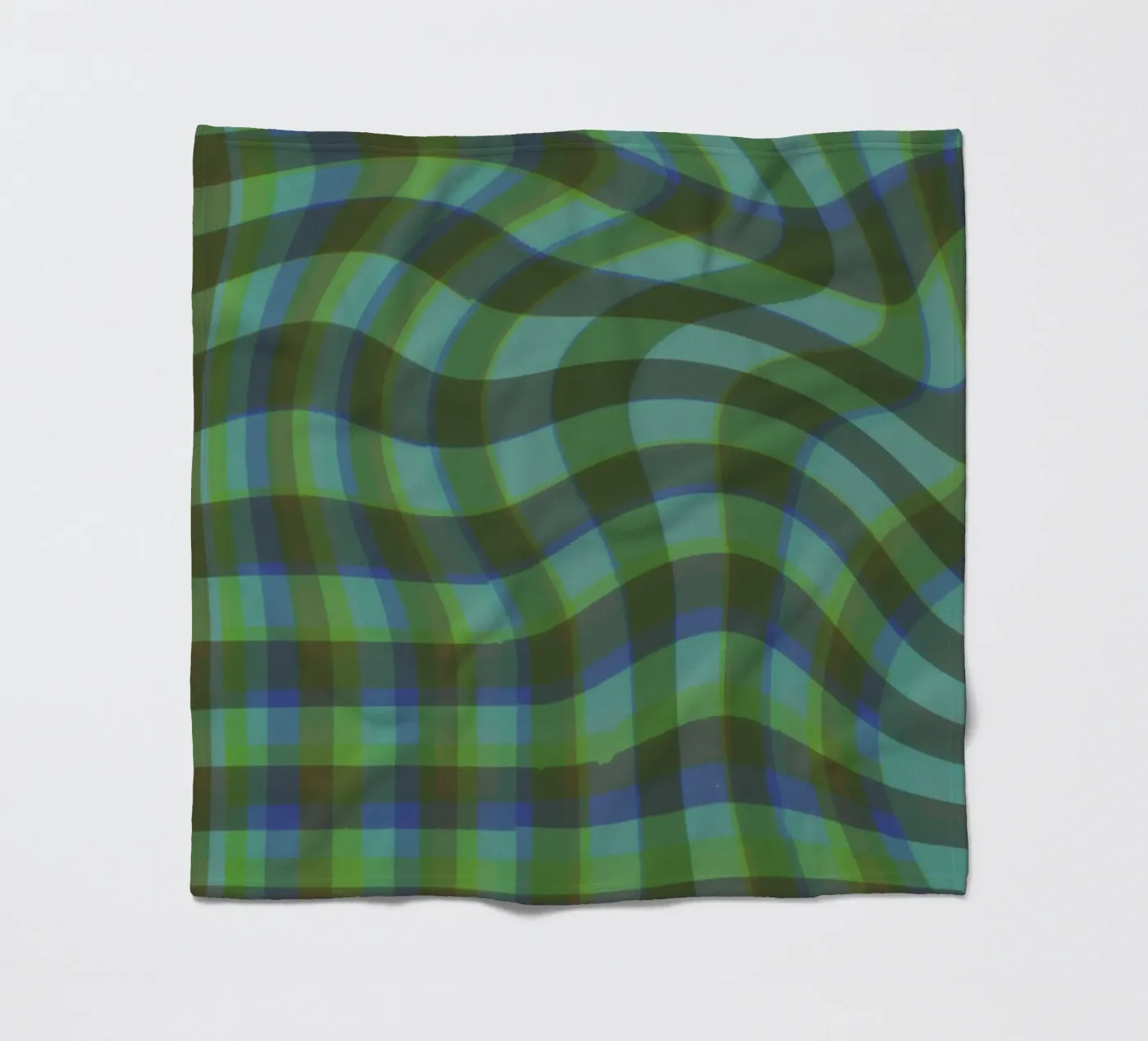 Wavy gingham fleecedeken van GigiRosado