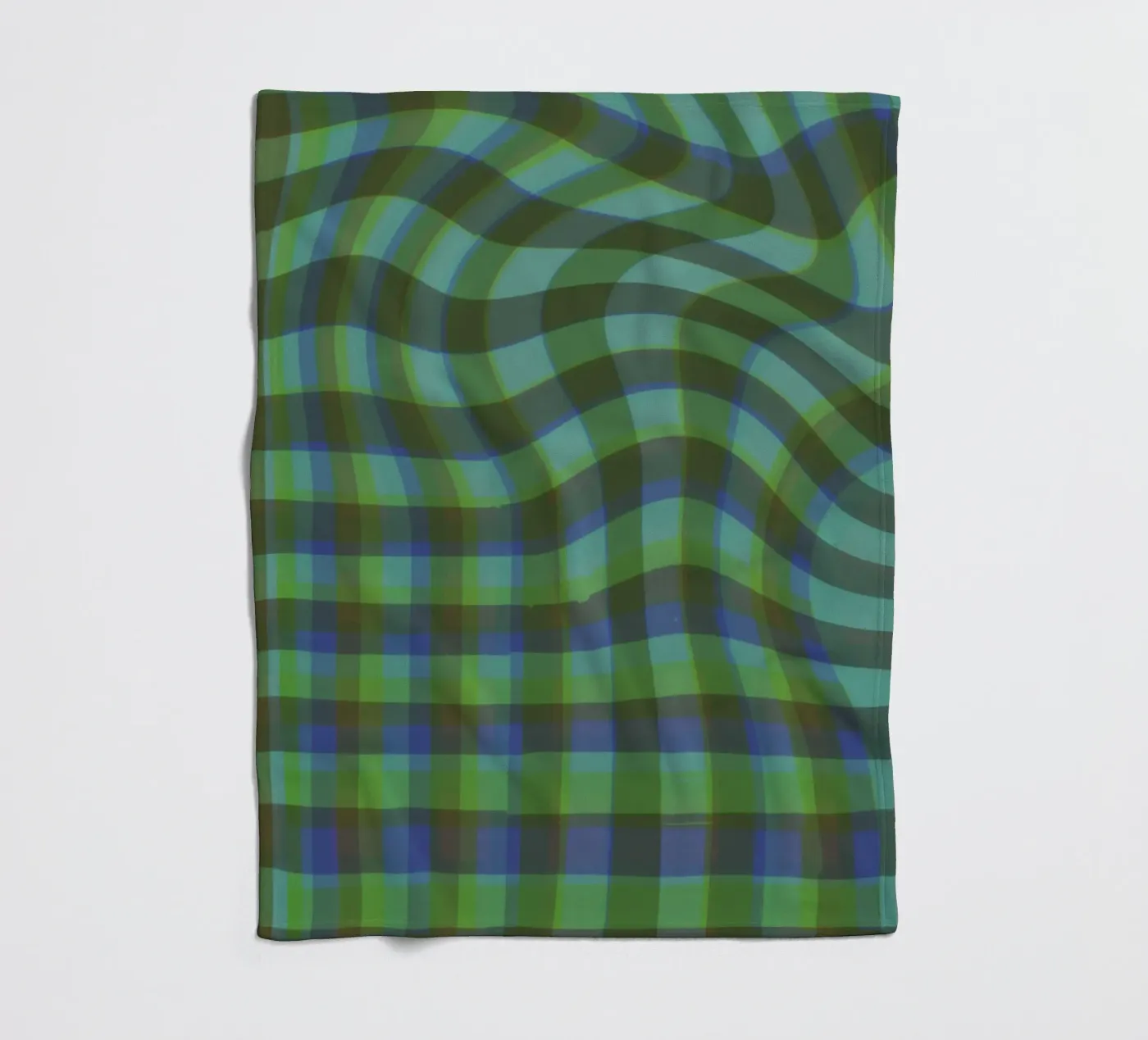 Wavy gingham fleecedeken van GigiRosado