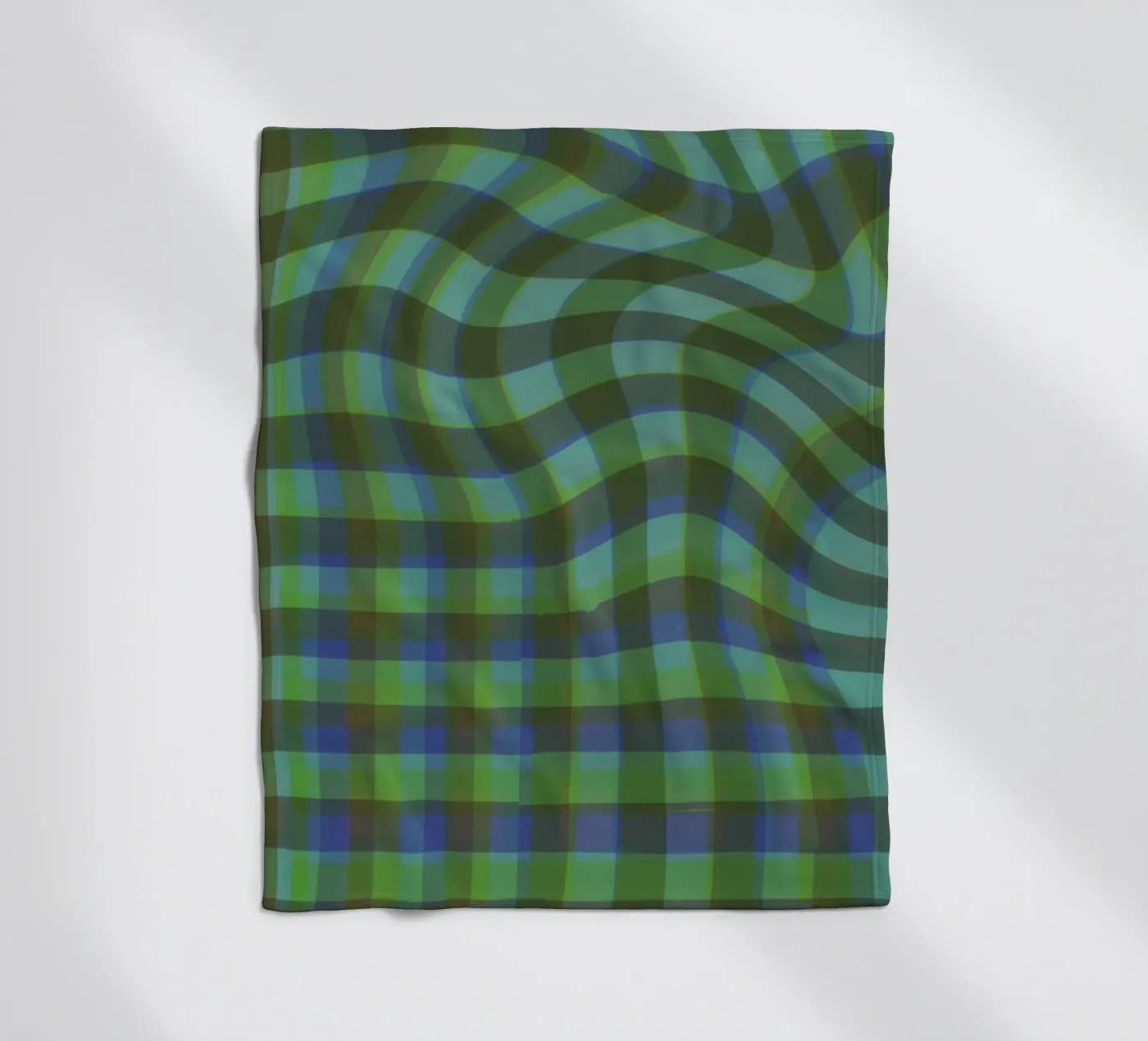 Wavy gingham fleecedeken van GigiRosado