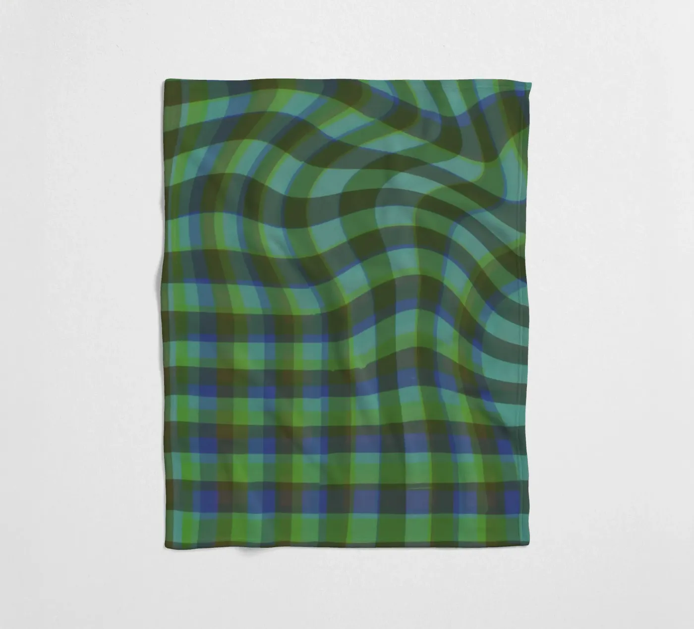 Wavy gingham fleecedeken van GigiRosado