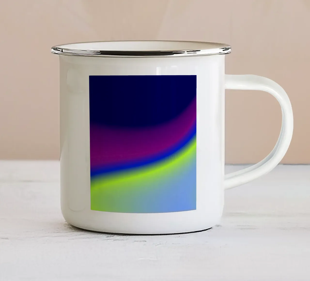 FREEDOM OF CHOICE (S) tazza in smalto da ÂME LIBRE STUDIO