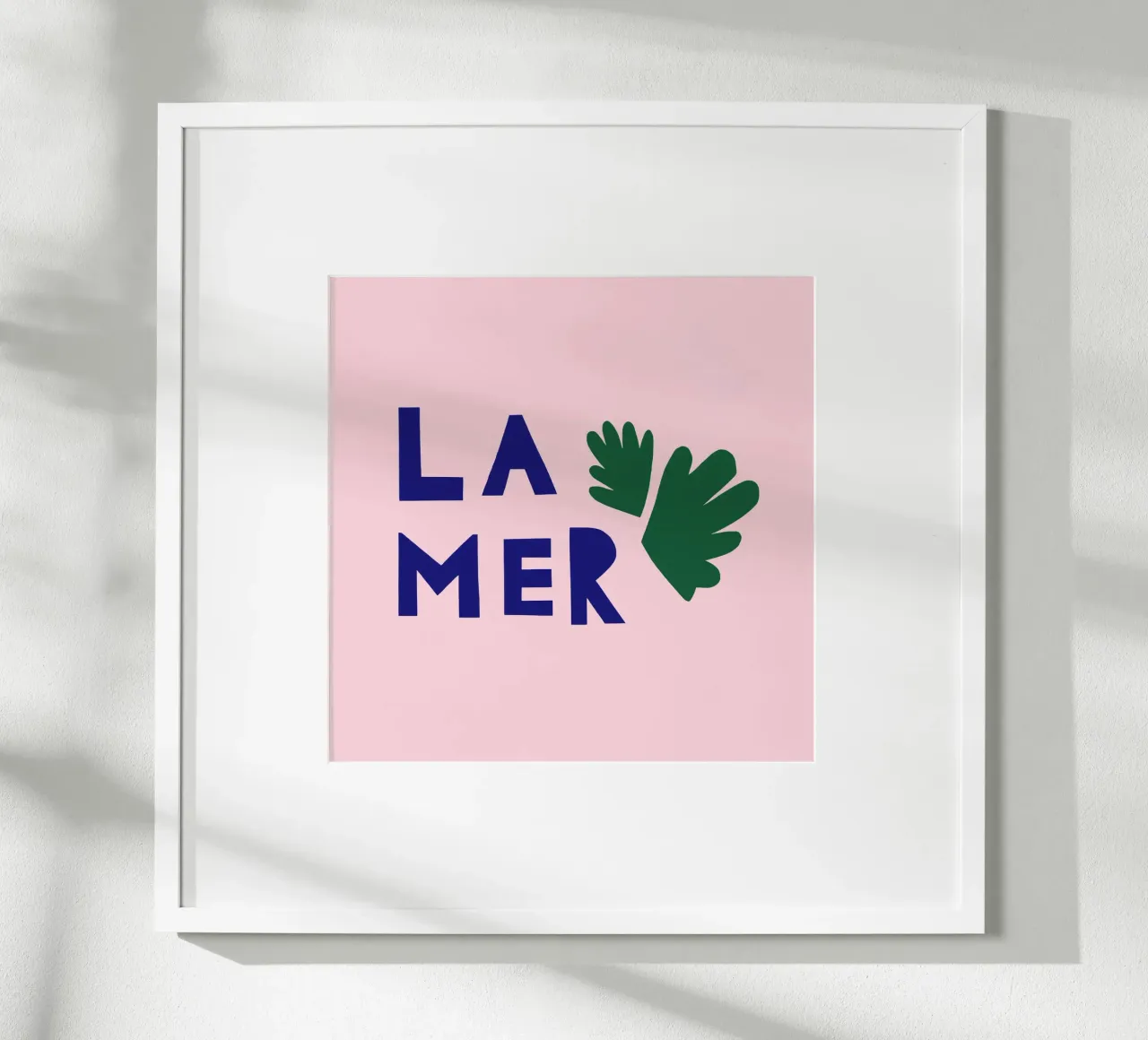 La Mer poster met kunststof frame van Iris Knabenschuh Design