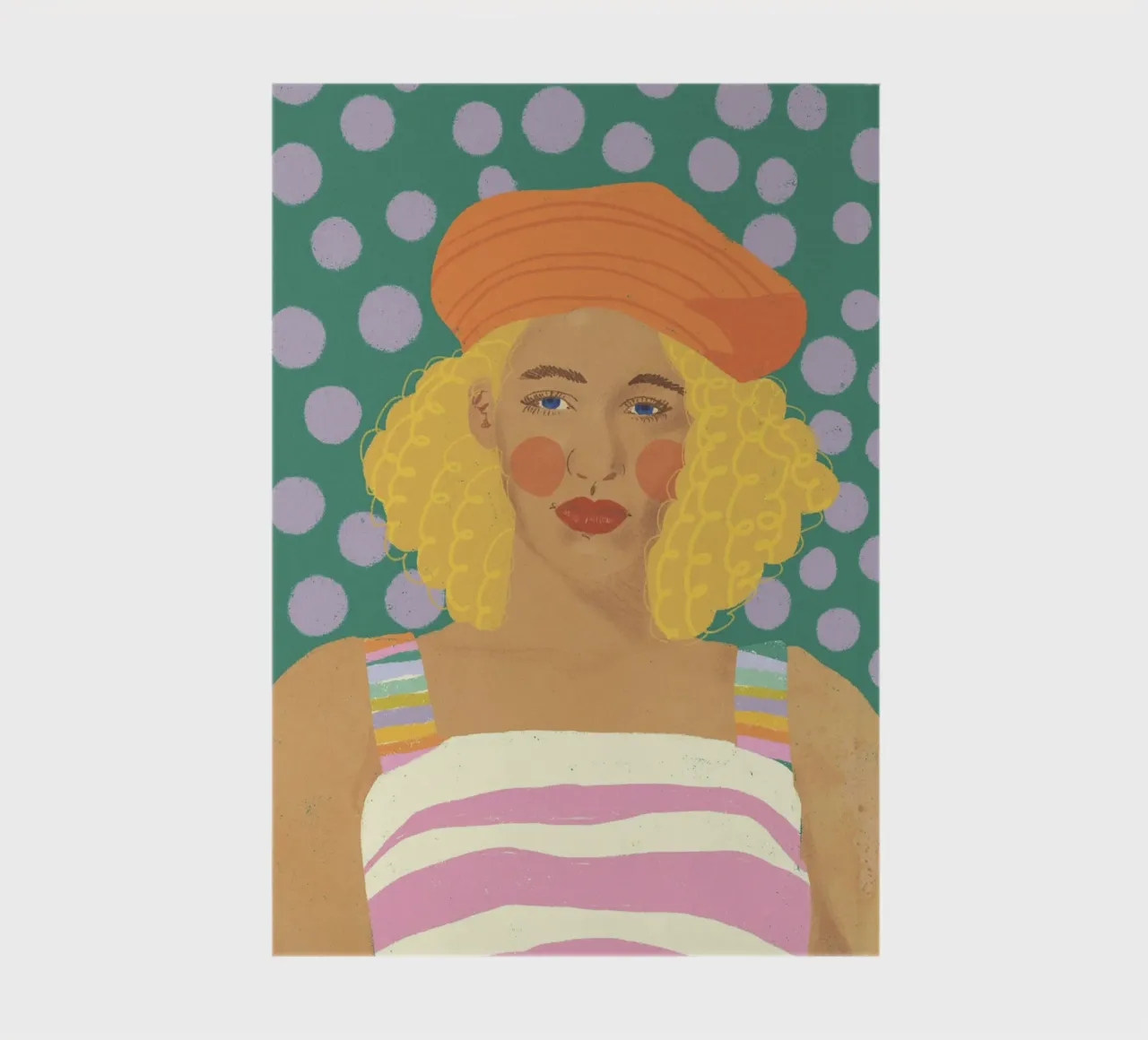 Girl portrait Notizbuch von GigiRosado