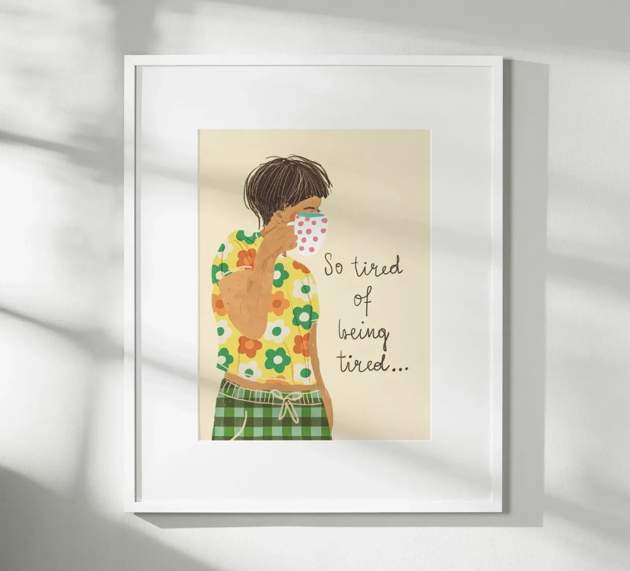 Tired poster con telaio in plastica da GigiRosado