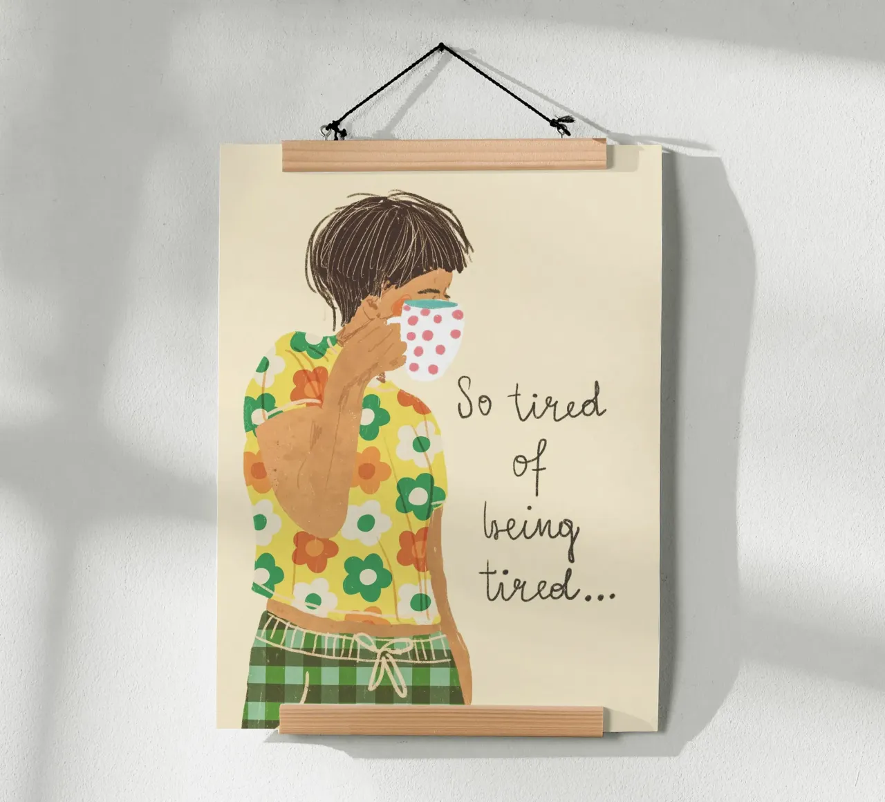 Tired poster con telaio in plastica da GigiRosado