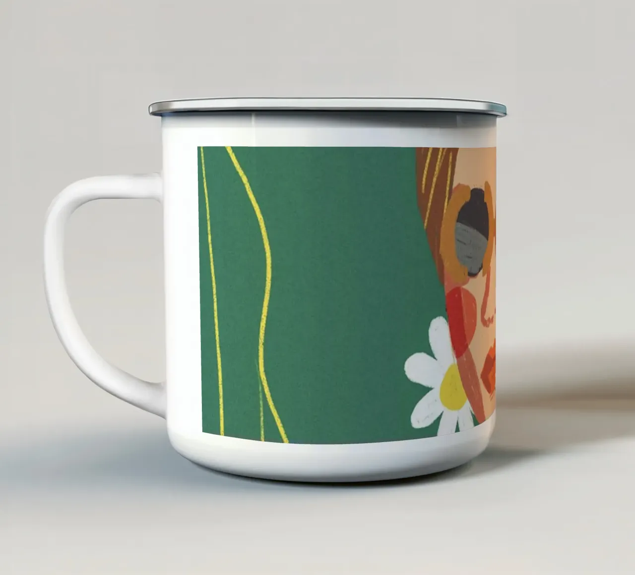 Daisy tazza in smalto da GigiRosado