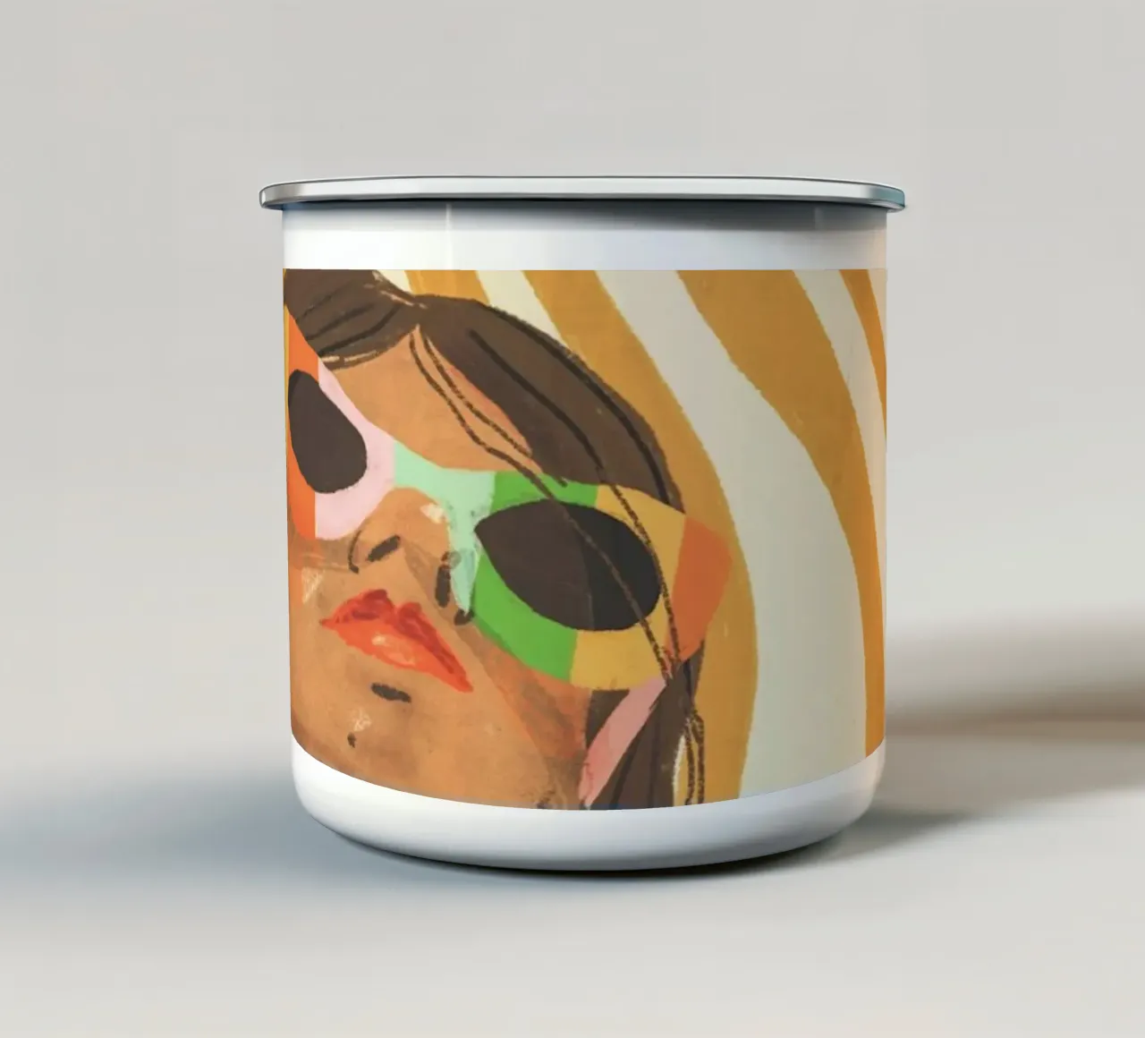 Sunny day tazza in smalto da GigiRosado