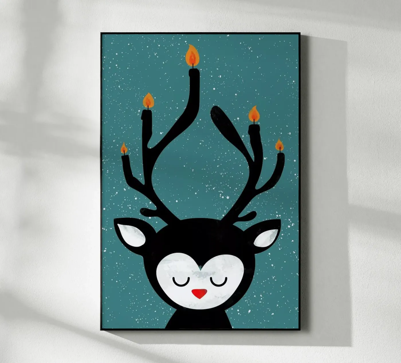 Deer Candle Acryl-Glas von Doozal