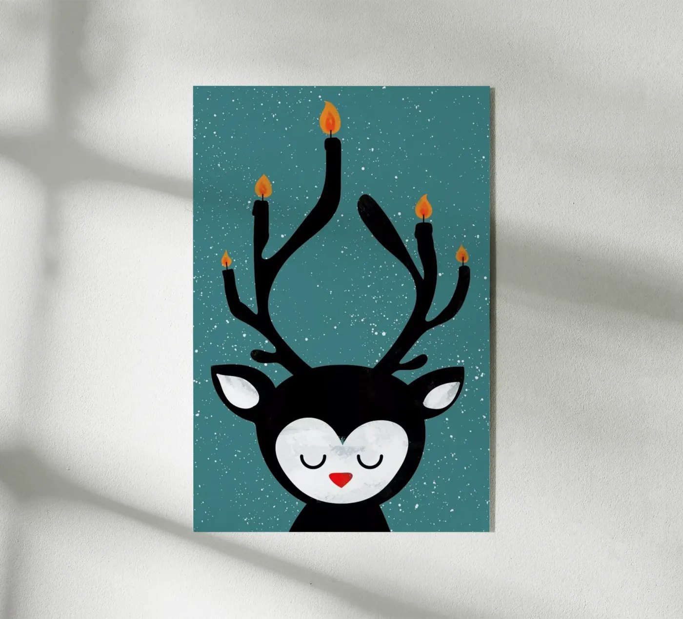 Deer Candle Acryl-Glas von Doozal