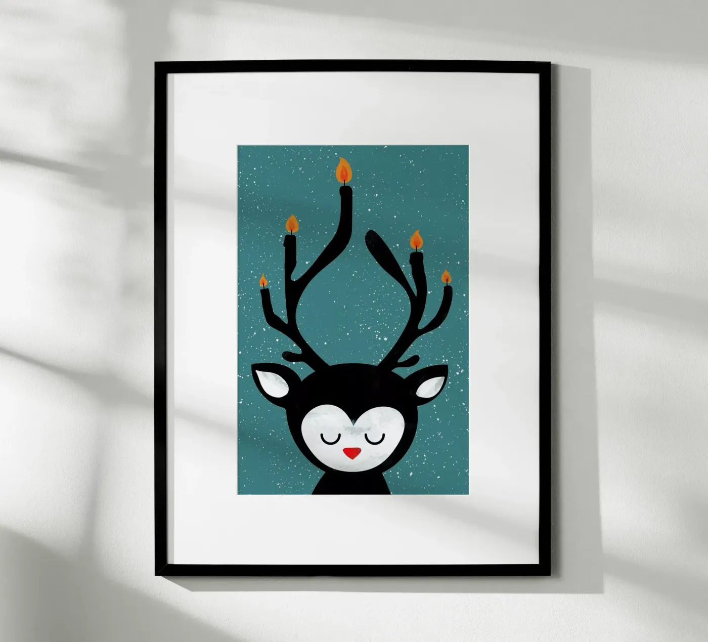Deer Candle poster by Doozal