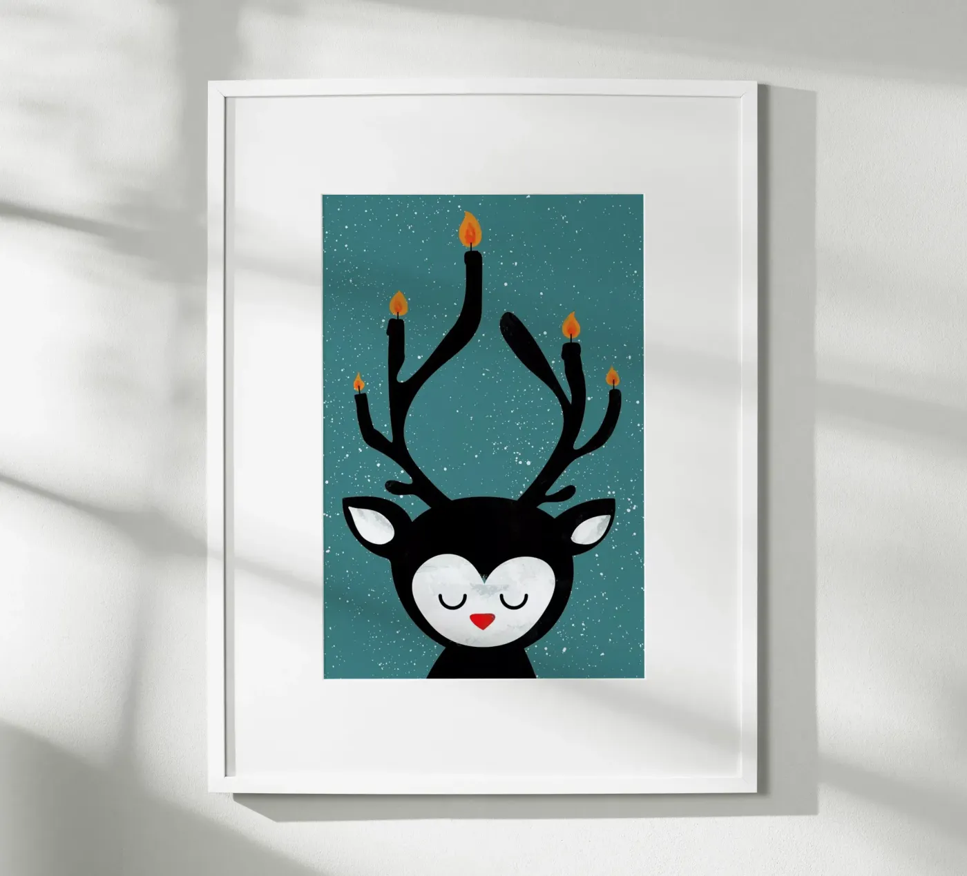 Deer Candle poster by Doozal