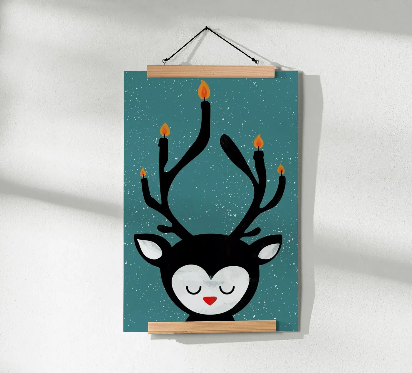 Deer Candle poster by Doozal