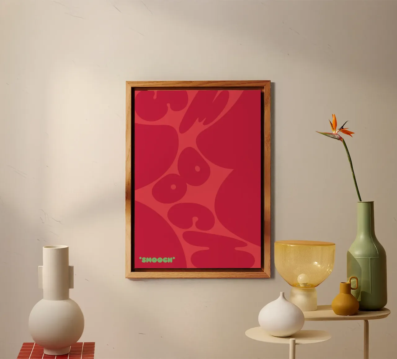 smooch red panneau forex de Laura Saggau