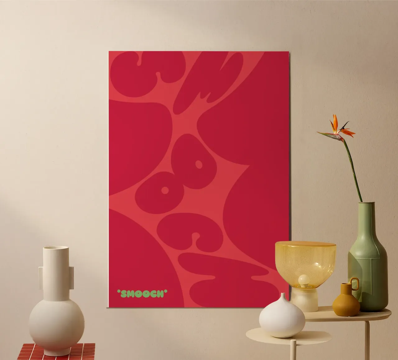 smooch red panneau forex de Laura Saggau