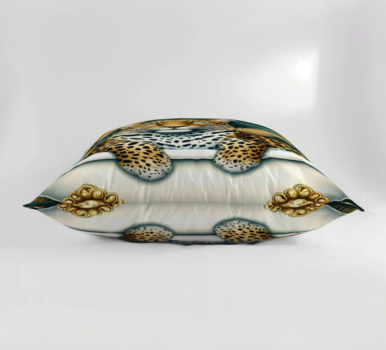 Leopardo in bagno cuscino da ARTOMATIC