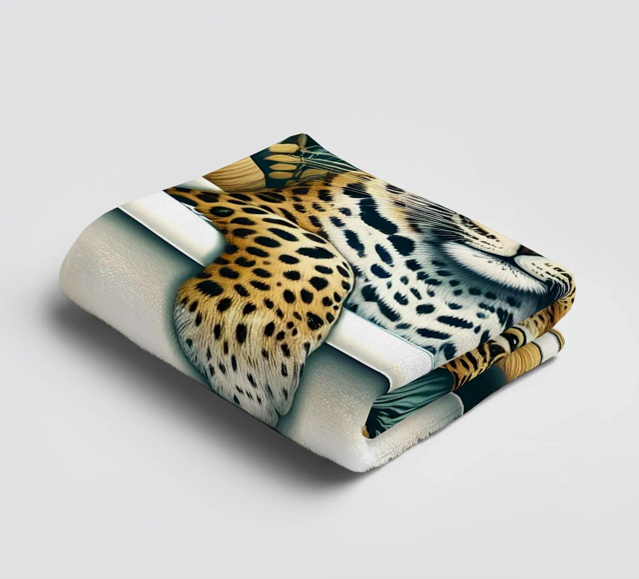 Léopard dans le bain serviette de bain de ARTOMATIC