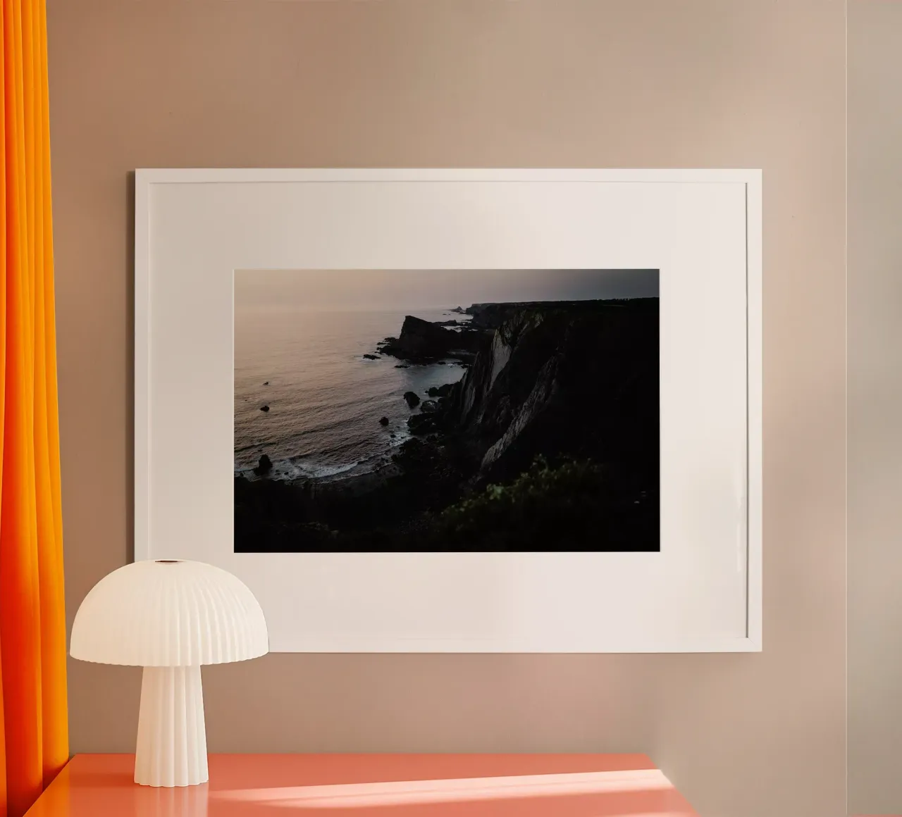 Taste of Sea Sunset II poster con telaio in legno da Philipp Reinhard