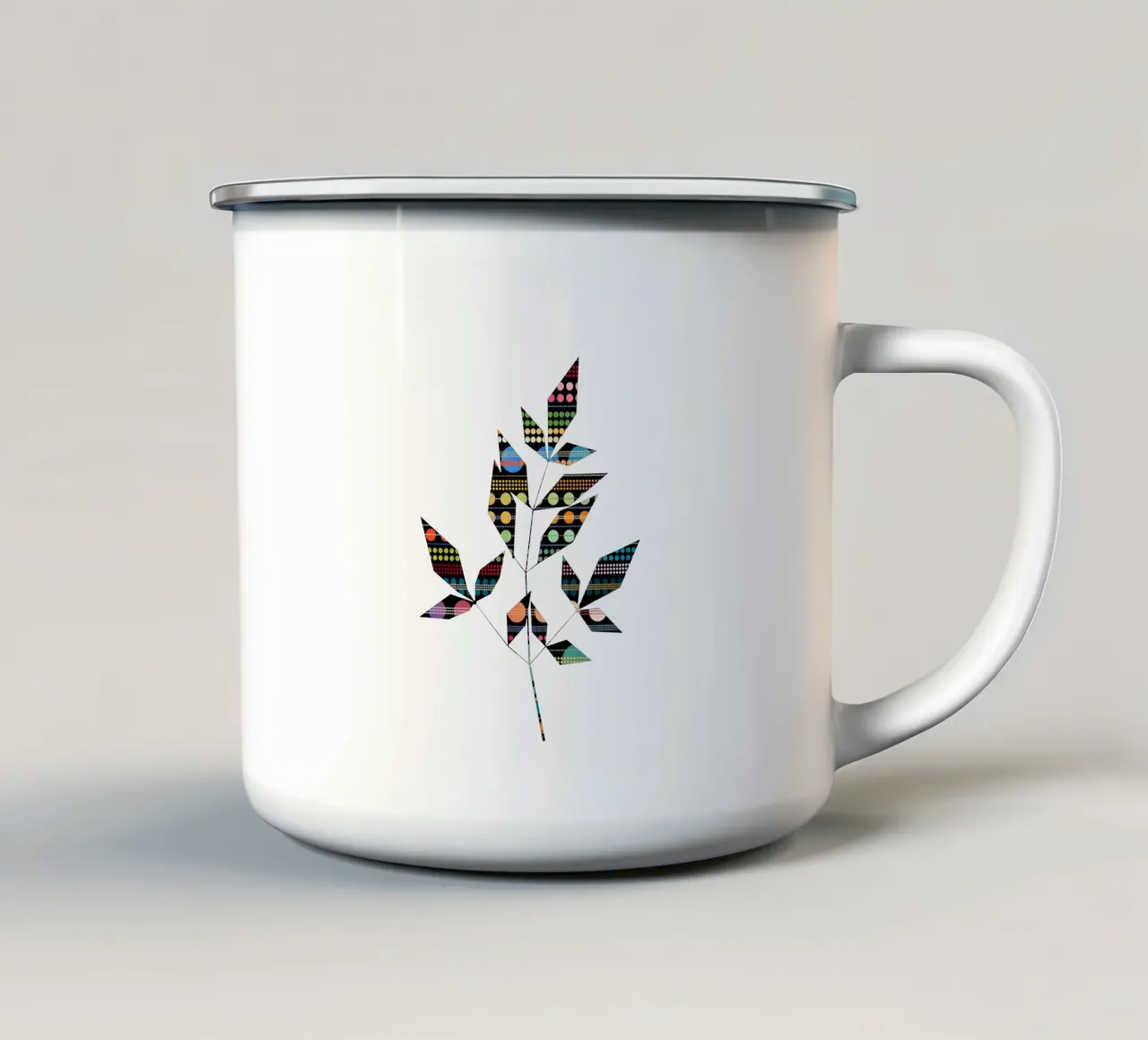 Poise tazza in smalto da Angelo Cerantola
