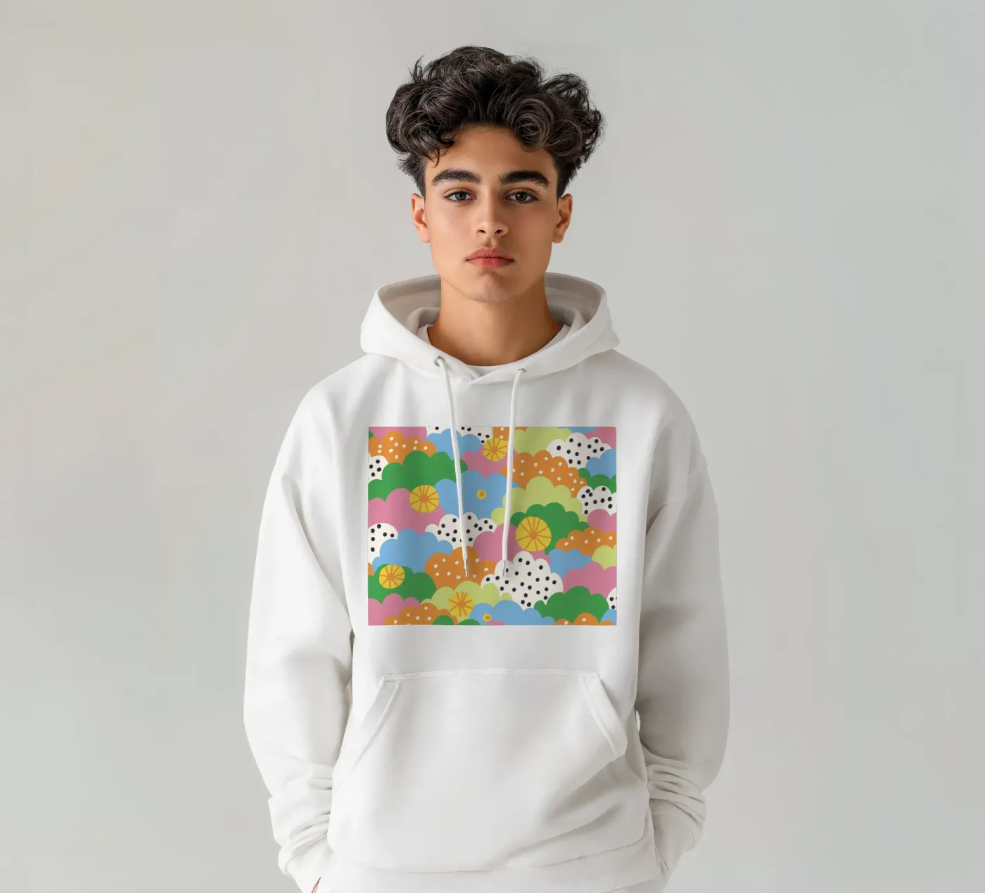 Cloudy pattern hoodie van GigiRosado