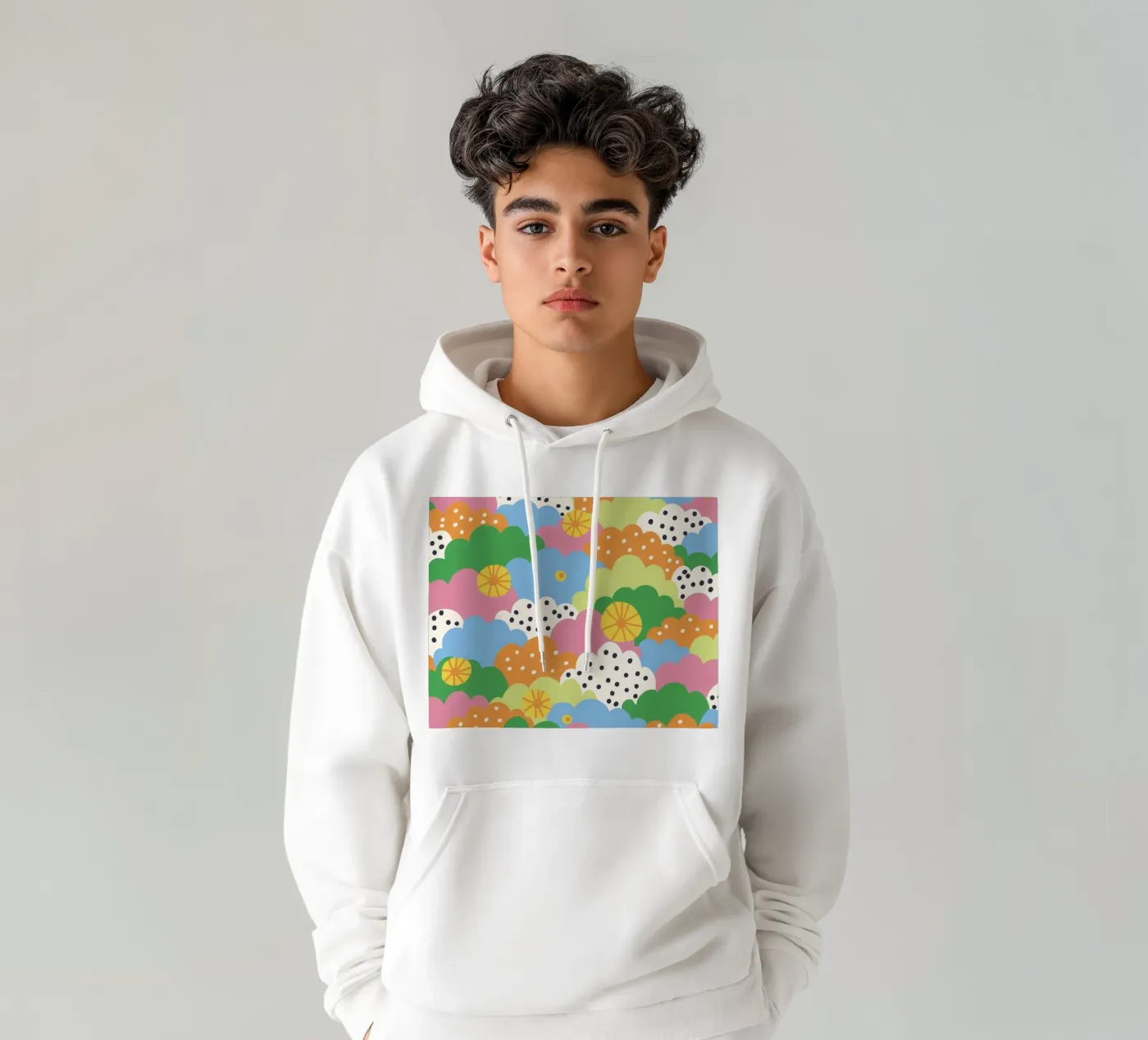 Cloudy pattern hoodie van GigiRosado