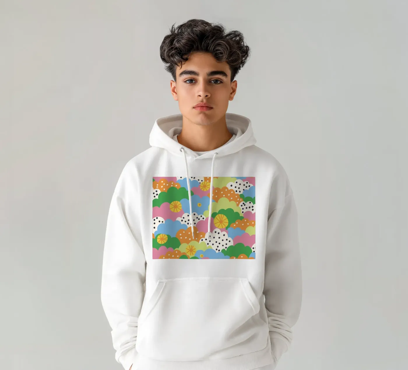 Cloudy pattern hoodie van GigiRosado
