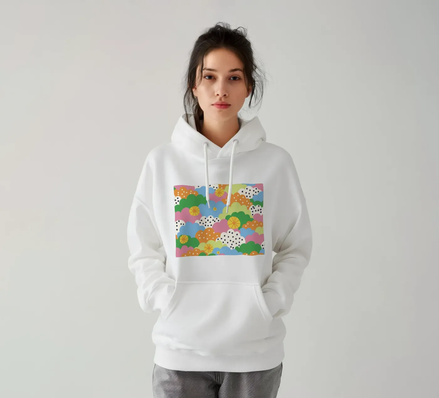 Cloudy pattern hoodie van GigiRosado