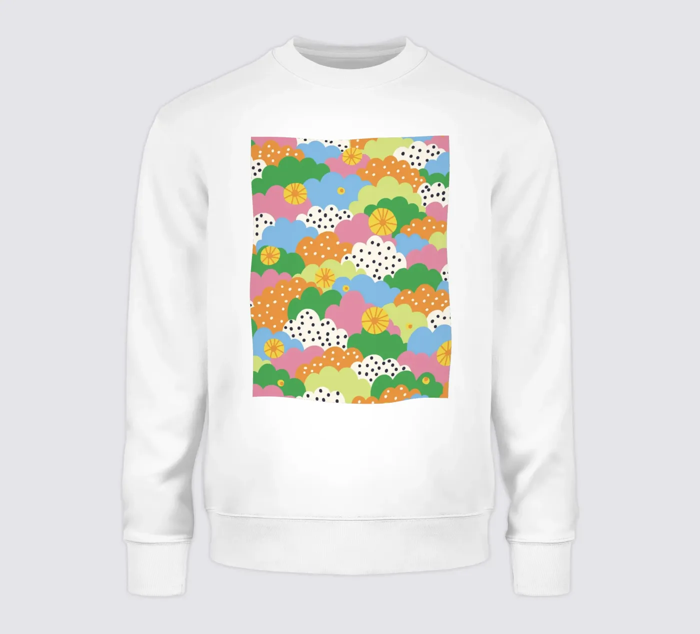 Cloudy pattern Sweatshirt von GigiRosado