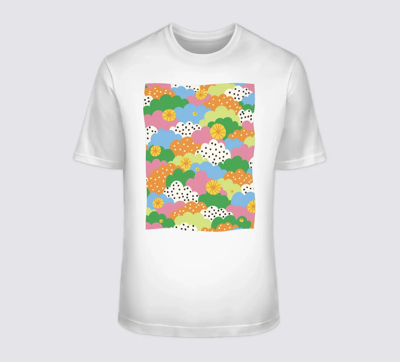 Cloudy pattern t-shirt da GigiRosado