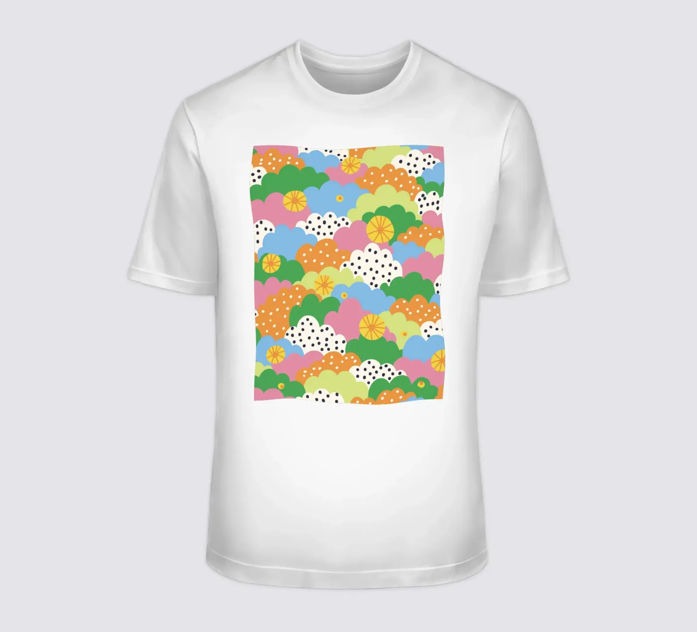 Cloudy pattern t-shirt da GigiRosado