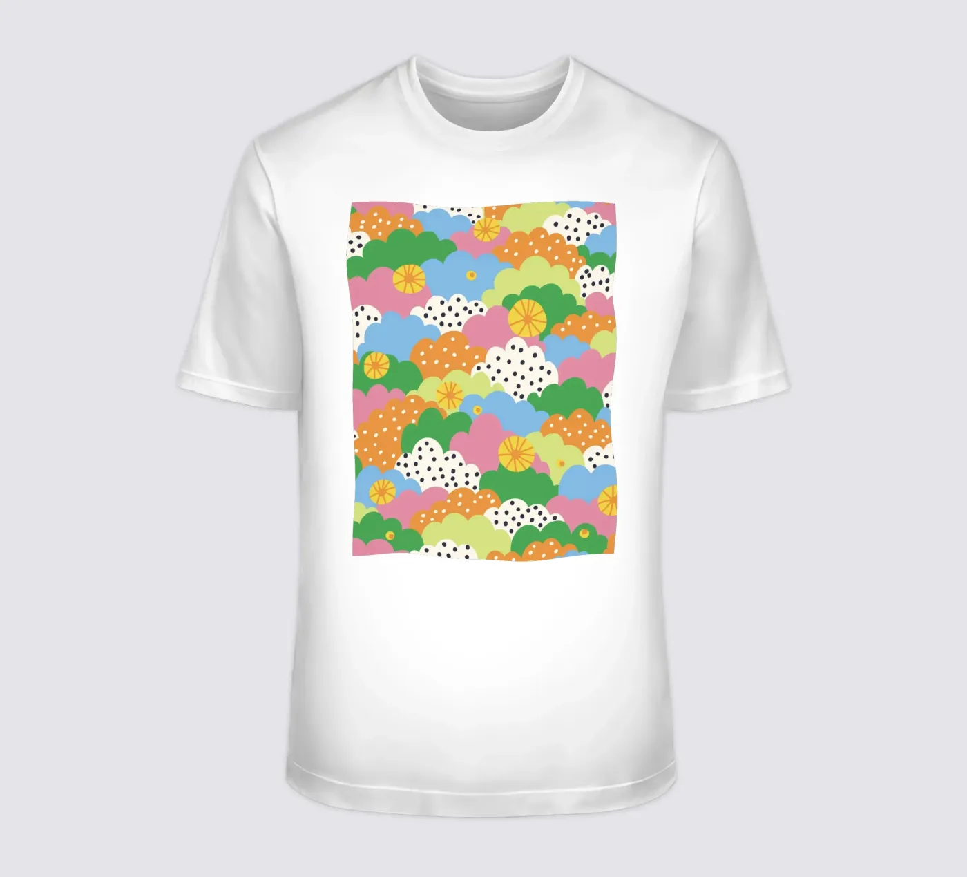 Cloudy pattern t-shirt da GigiRosado