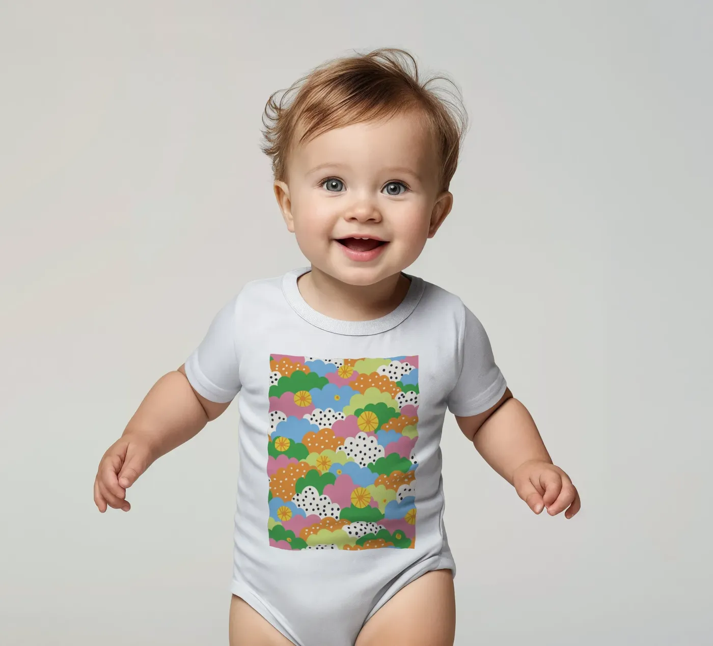 Cloudy pattern body bébé de GigiRosado