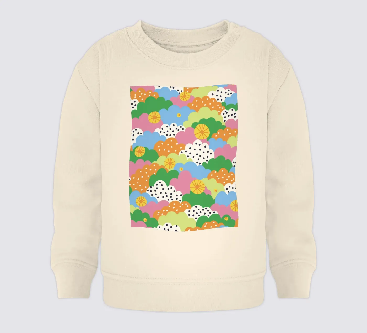 Cloudy pattern sweat pour bébé de GigiRosado