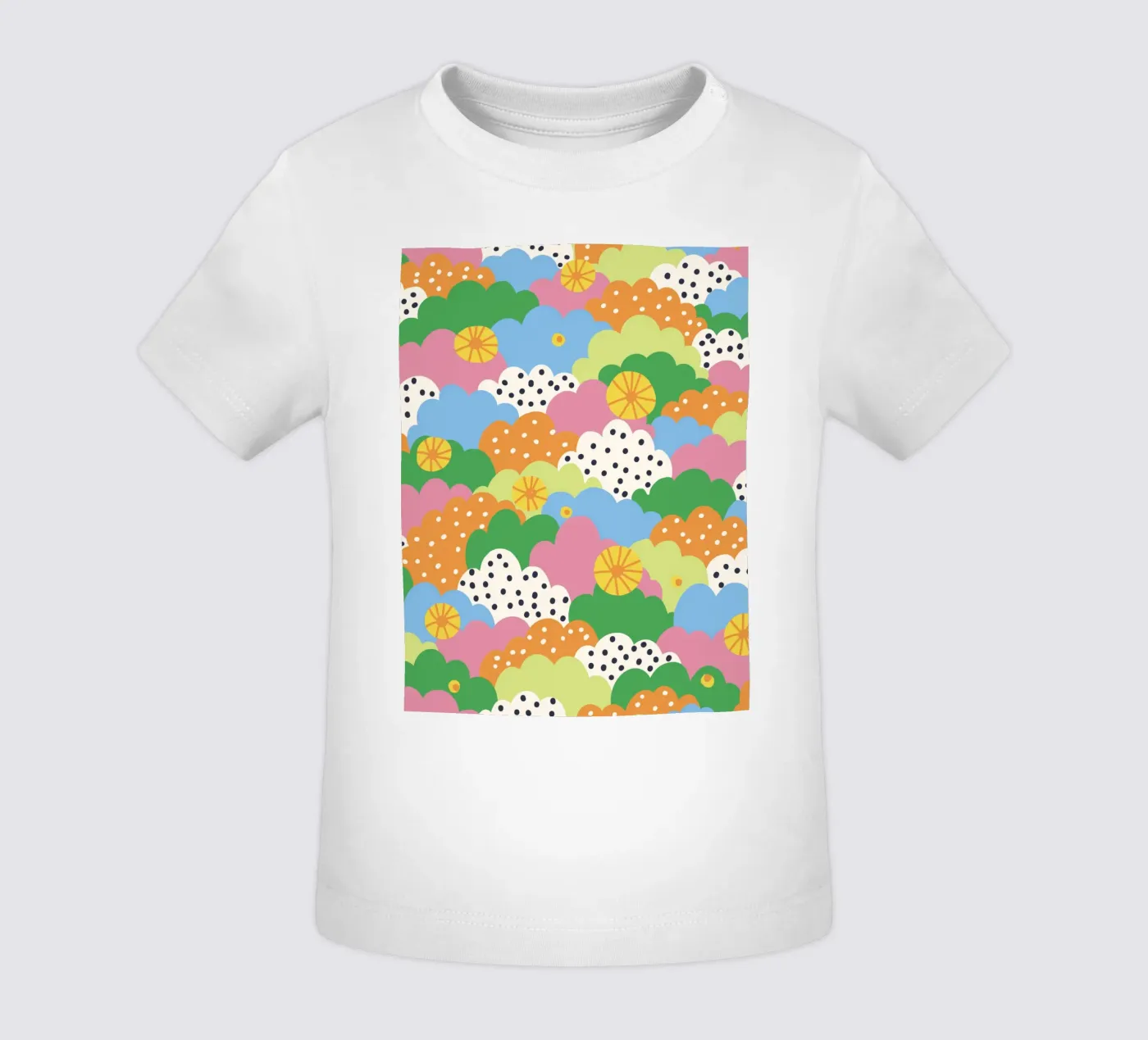 Cloudy pattern maglietta neonato da GigiRosado