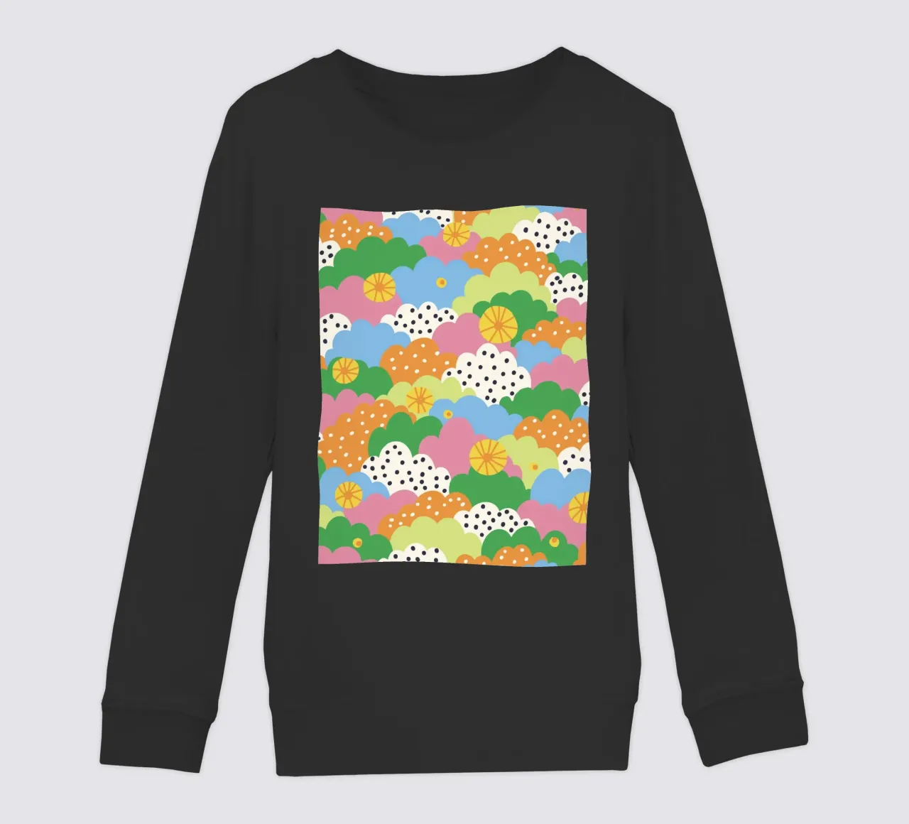 Cloudy pattern felpa bambino da GigiRosado