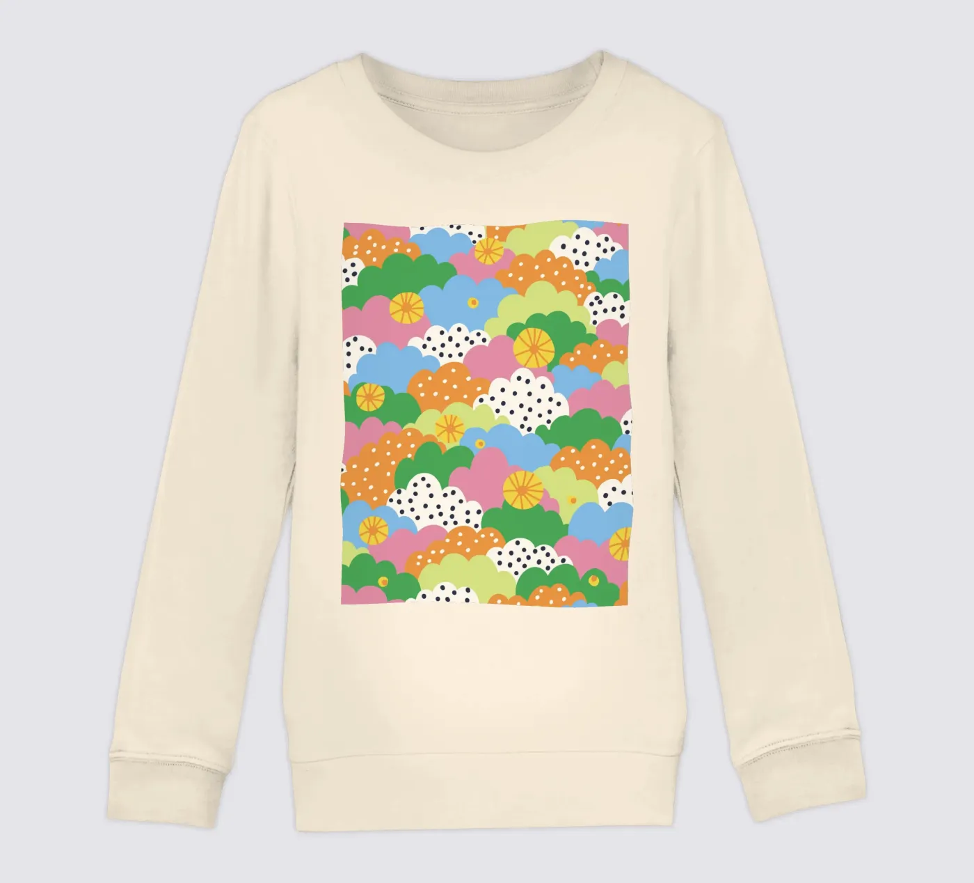 Cloudy pattern kinder sweatshirt van GigiRosado