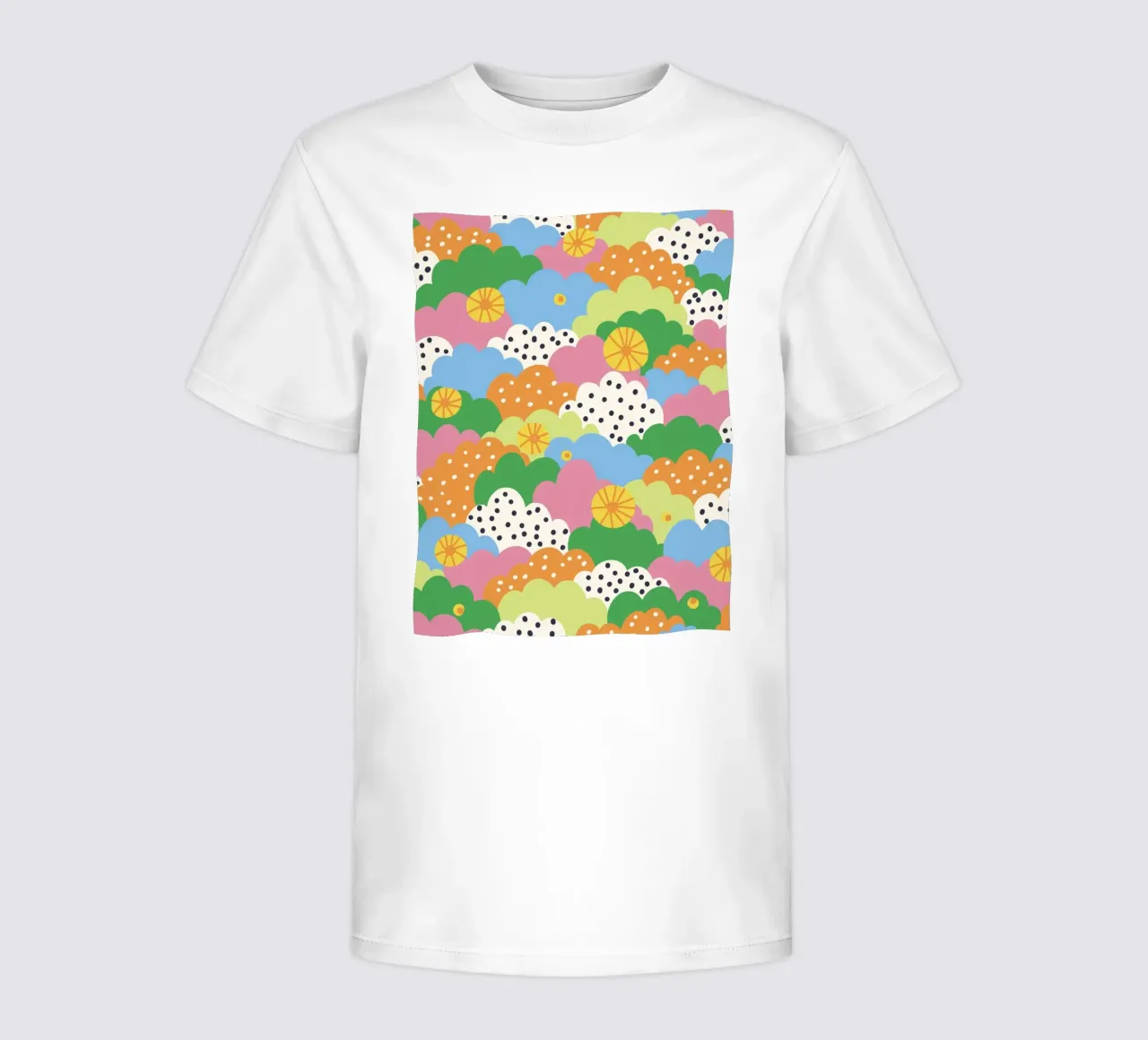 Cloudy pattern t-shirt bambini da GigiRosado