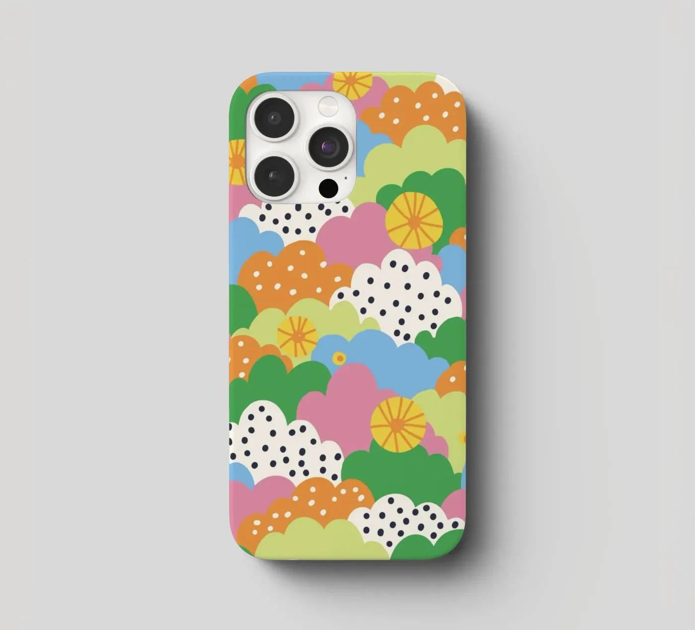 Cloudy pattern iphone case by GigiRosado