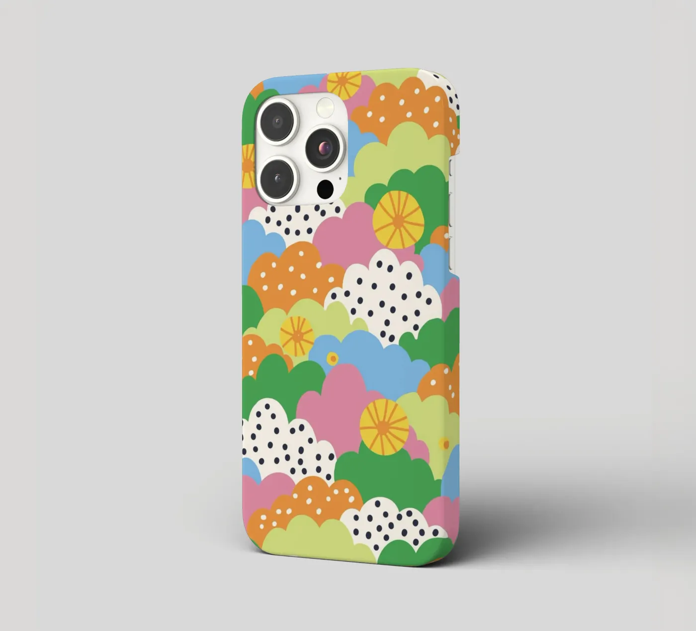 Cloudy pattern iphone case by GigiRosado