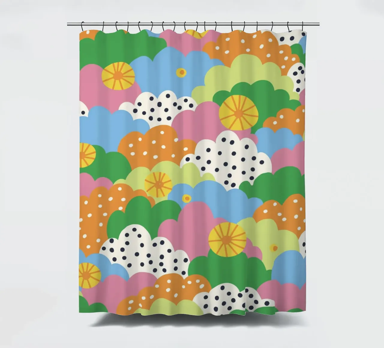 Cloudy pattern Duschvorhang von GigiRosado