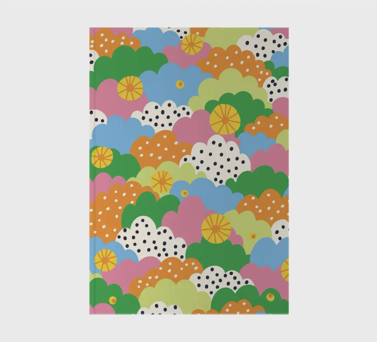 Cloudy pattern notebook by GigiRosado